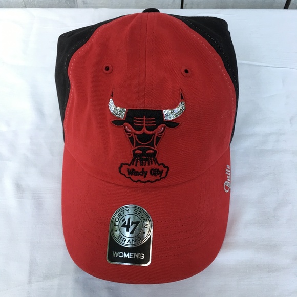 47 Accessories - NBA Chicago Bulls Forty Seven 47 Sparkle Cap NWT